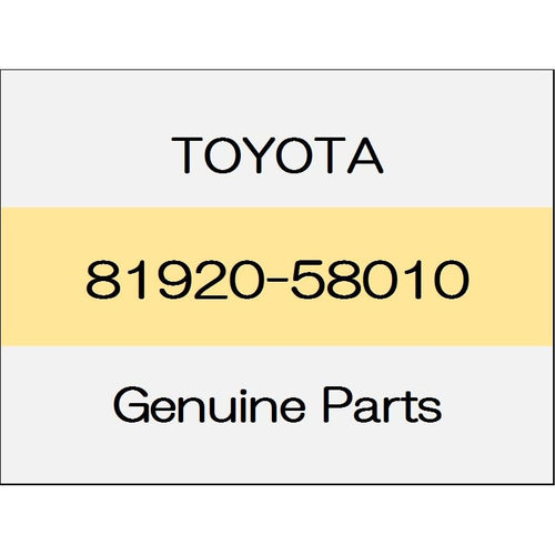 [NEW] JDM TOYOTA ALPHARD H3# Reflex reflector Assy (L) 81920-58010 GENUINE OEM