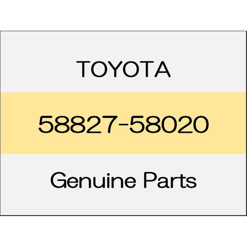 [NEW] JDM TOYOTA ALPHARD H3# Console box pocket garnish (metallic pressurized with decoration only) 58827-58020 GENUINE OEM