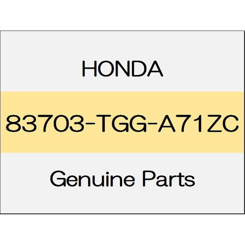 [NEW] JDM HONDA CIVIC HATCHBACK FK7 Rear door ornament panel (R) power seat Civic hatchback 83703-TGG-A71ZC GENUINE OEM