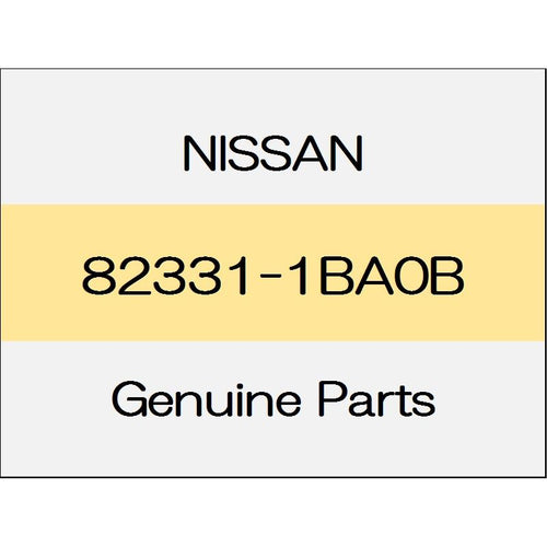 [NEW] JDM NISSAN SKYLINE CROSSOVER J50 The rear door window glass run (L) 82331-1BA0B GENUINE OEM