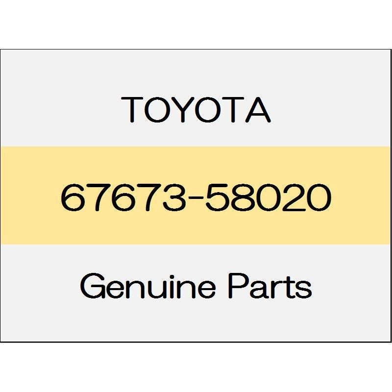 [NEW] JDM TOYOTA ALPHARD H3# Front door frame garnish lower (R) 67673-58020 GENUINE OEM