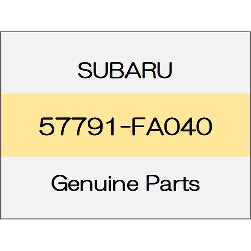 [NEW] JDM SUBARU WRX S4 VA packing 57791-FA040 GENUINE OEM