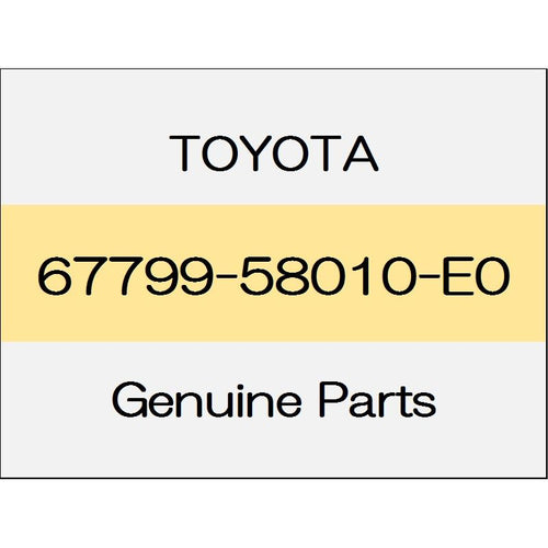 [NEW] JDM TOYOTA ALPHARD H3# Door trim ornament base rear (L) ~ 1801 Standard system G 67799-58010-E0 GENUINE OEM