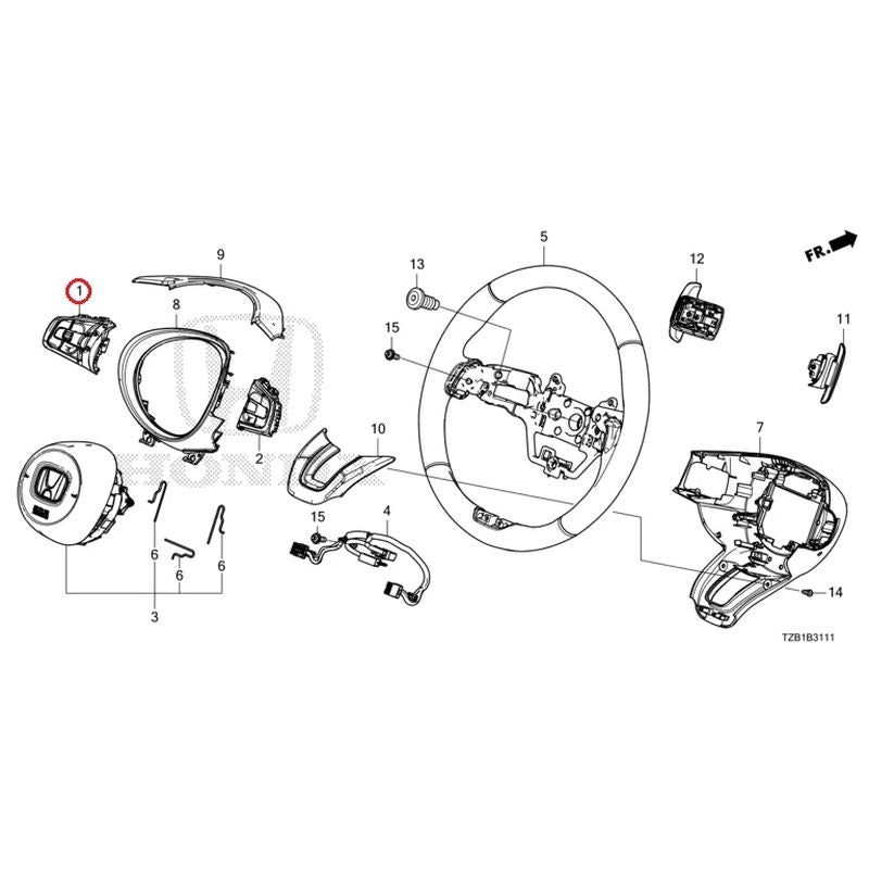 [NEW] JDM HONDA FIT e:HEV GR3 2023 Steering Wheel (2) GENUINE OEM