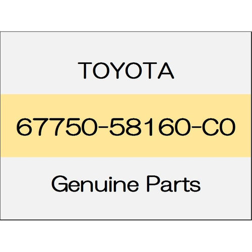 [NEW] JDM TOYOTA ALPHARD H3# Back door trim board Assy genuine car navigation system with a power back digital rearview mirror affixed to the door 67750-58160-C0 GENUINE OEM