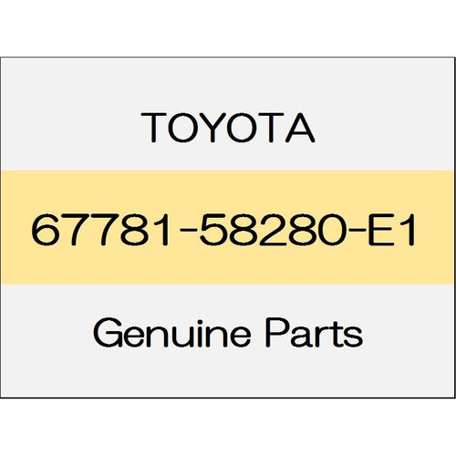 [NEW] JDM TOYOTA ALPHARD H3# Front door trim ornament sub Assy (R) 1801 ~ trim code (01) 67781-58280-E1 GENUINE OEM