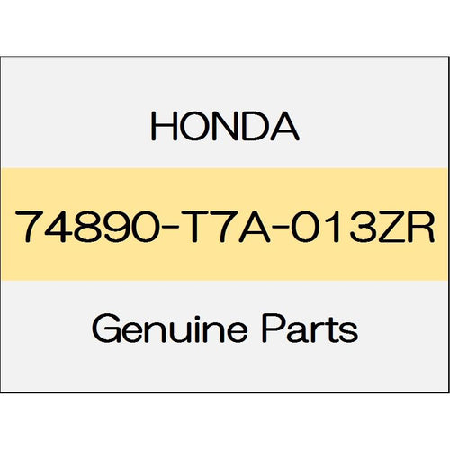 [NEW] JDM HONDA VEZEL RU Rear license garnish Assy back camera-free 1504-1802 body color code (R565M) 74890-T7A-013ZR GENUINE OEM