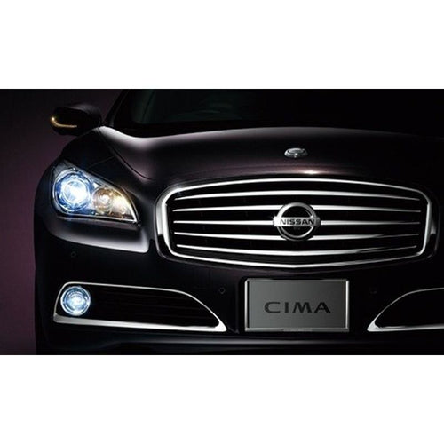 [NEW] JDM Nissan CIMA Y51 Acanthus Emblems Silver Genuine OEM