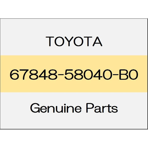 [NEW] JDM TOYOTA ALPHARD H3# Back door service hole cover (L) trim code (21) S light gray power back with door (left only) 67848-58040-B0 GENUINE OEM