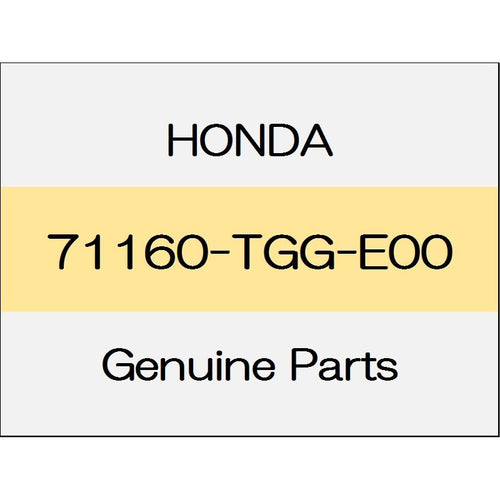 [NEW] JDM HONDA CIVIC HATCHBACK FK7 Front bumper lower safety plate 71160-TGG-E00 GENUINE OEM