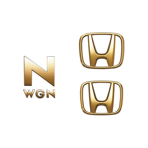 [NEW] JDM Honda N-WGN JH3/4 Gold Emblem For N-WGN Genuine OEM