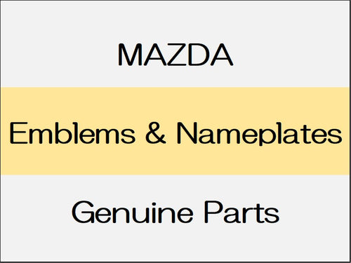 [NEW] JDM MAZDA DEMIO DJ Emblems & Nameplates / Retro Series