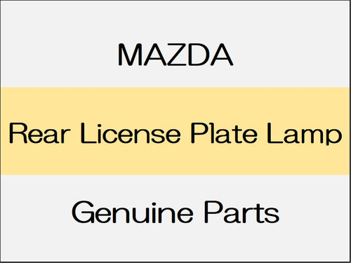 [NEW] JDM MAZDA ROADSTER ND Rear License Plate Lamp