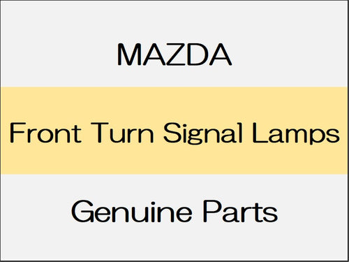 [NEW] JDM MAZDA CX-30 DM Front Turn Signal Lamps