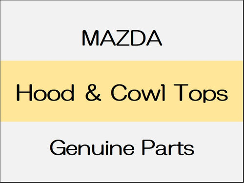 [NEW] JDM MAZDA CX-30 DM Hood �• Cowl Tops