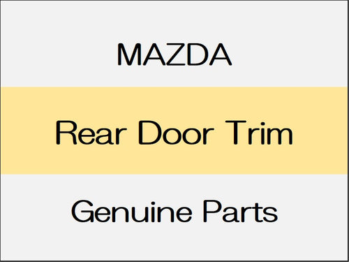 [NEW] JDM MAZDA CX-30 DM Rear Door Trim