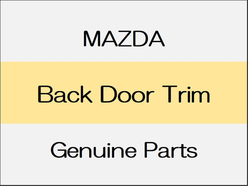 [NEW] JDM MAZDA CX-30 DM Back Door Trim