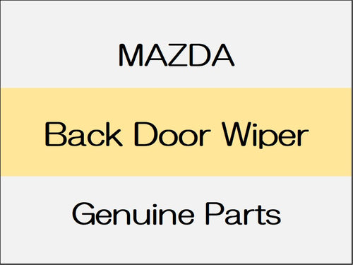 [NEW] JDM MAZDA CX-30 DM Back Door Wiper