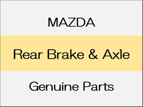 [NEW] JDM MAZDA CX-30 DM Rear Brake & Axle / 4WD
