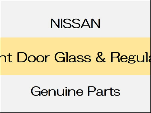 [NEW] JDM NISSAN SKYLINE V36 Front Door Glass & Regulator