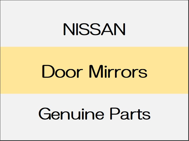 [NEW] JDM NISSAN GT-R R35 Door Mirrors