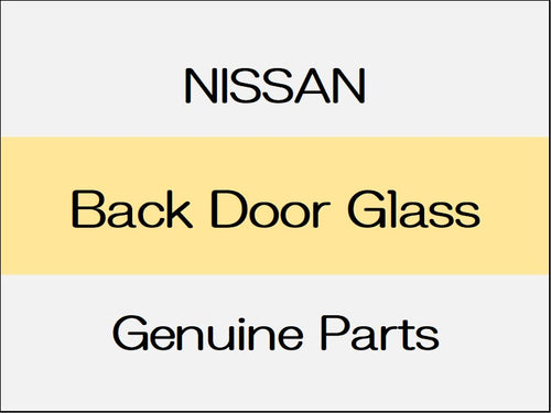 [NEW] JDM NISSAN FAIRLADY Z Z34 Back Door Glass