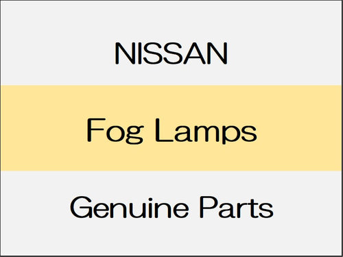 [NEW] JDM NISSAN ELGRAND E52 Fog Lamps / to Jan 2014, from Jan 2014 Standard Type