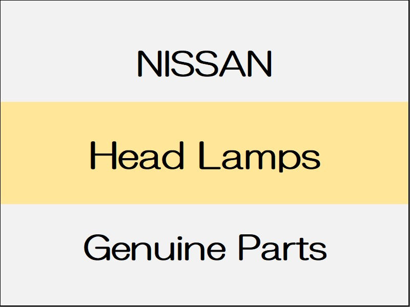 [NEW] JDM NISSAN ELGRAND E52 Head Lamps / HID Headlamps Without Afs