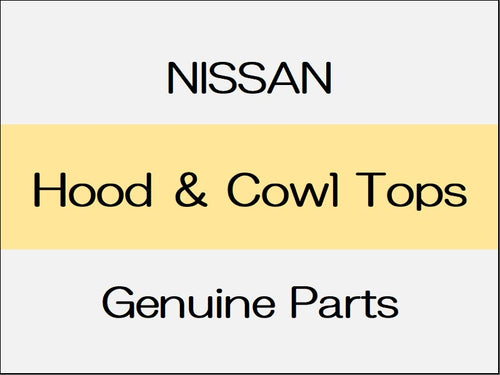 [NEW] JDM NISSAN ELGRAND E52 Hood �• Cowl Tops