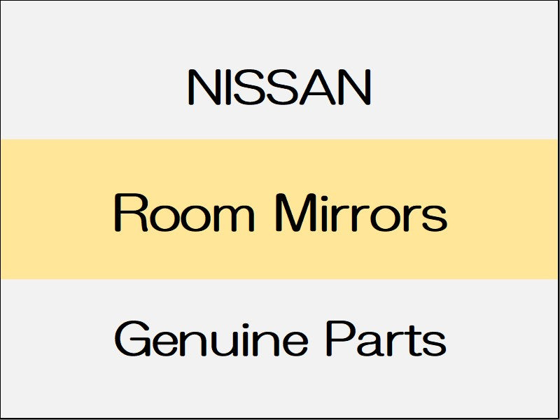 [NEW] JDM NISSAN ELGRAND E52 Room Mirrors