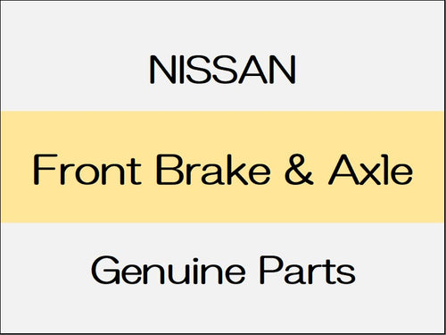 [NEW] JDM NISSAN ELGRAND E52 Front Brake & Axle