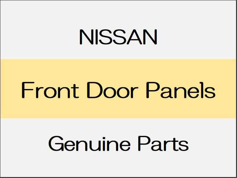 [NEW] JDM NISSAN X-TRAIL T32 Front Door Panels