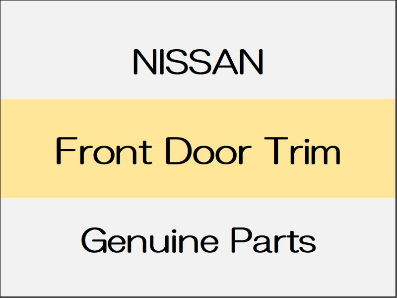 [NEW] JDM NISSAN X-TRAIL T32 Front Door Trim
