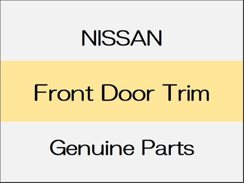 [NEW] JDM NISSAN SKYLINE V37 Front Door Trim / from Dec 2017 with Bose Sound System