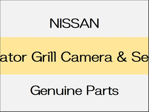 [NEW] JDM NISSAN NOTE E12 Radiator Grill Camera & Sensor / with Around View Monitor
