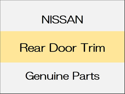 [NEW] JDM NISSAN NOTE E12 Rear Door Trim / e-POWER/S
