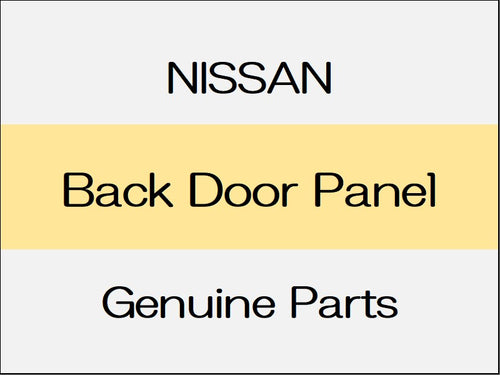 [NEW] JDM NISSAN NOTE E12 Back Door Panel