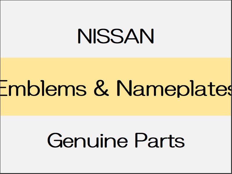 [NEW] JDM NISSAN MARCH K13 Emblems & Nameplates / Standard Type