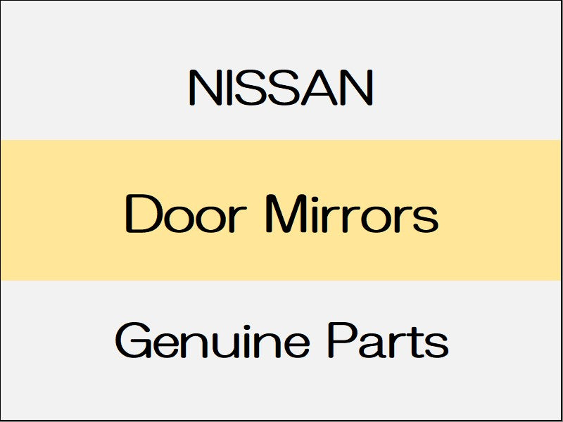 [NEW] JDM NISSAN MARCH K13 Door Mirrors