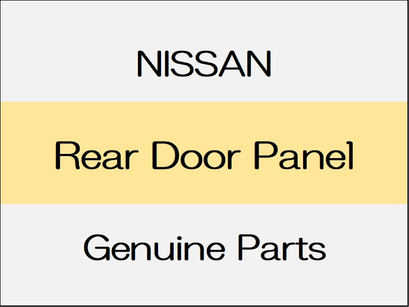 [NEW] JDM NISSAN MARCH K13 Rear Door Panel