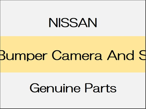 [NEW] JDM NISSAN MARCH K13 Rear Bumper Camera And Sensor / G, Bolero, 12G, 12X, X