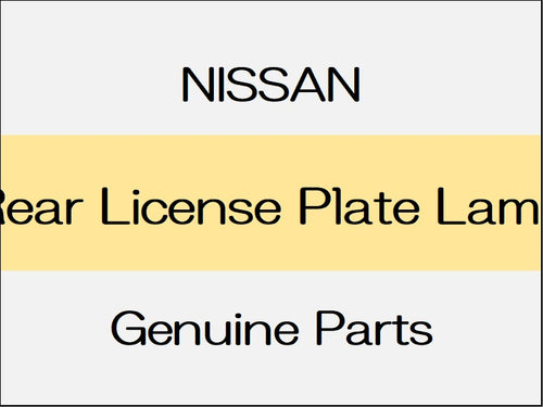 [NEW] JDM NISSAN MARCH K13 Rear License Plate Lamp
