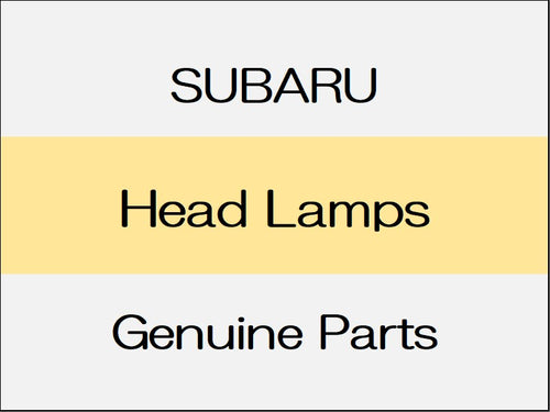 [NEW] JDM SUBARU WRX S4 VA Head Lamps