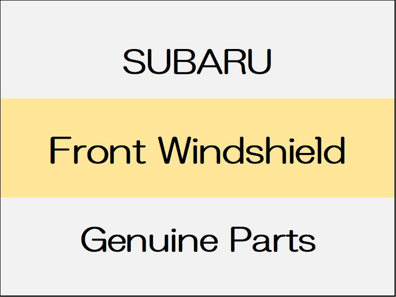 [NEW] JDM SUBARU WRX S4 VA Front Windshield