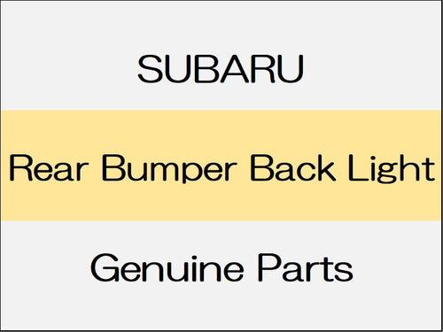 [NEW] JDM SUBARU WRX S4 VA Rear Bumper Back Light / with Rear Fog Lamps Only 