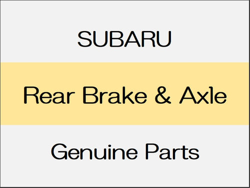 [NEW] JDM SUBARU WRX S4 VA Rear Brake & Axle / FA20E