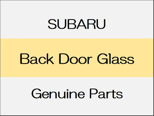 [NEW] JDM SUBARU LEVORG VM Back Door Glass