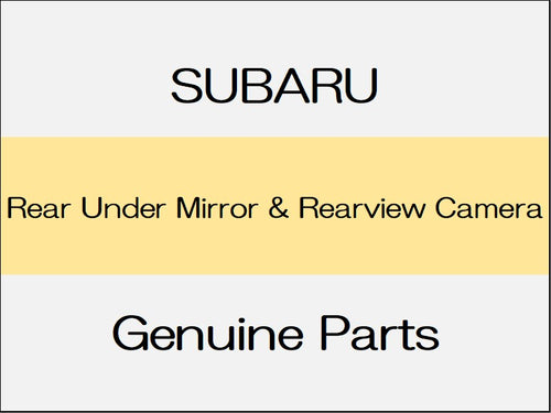 [NEW] JDM SUBARU LEVORG VM Rear Under Mirror & Rearview Camera / with Rearview Camera
