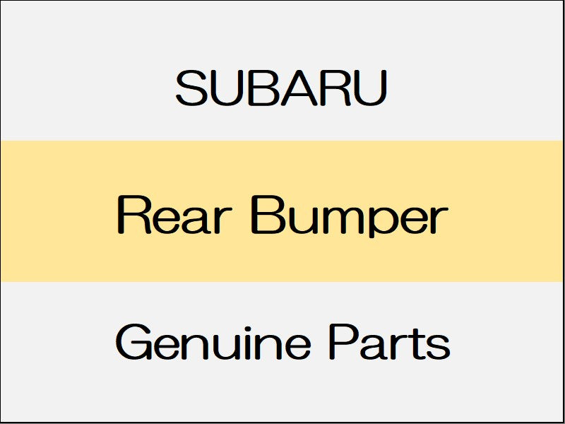 [NEW] JDM SUBARU FORESTER SK  Rear Bumper / Touring, Premium