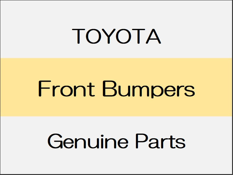 [NEW] JDM TOYOTA VELLFIRE H3# Front Bumpers / from Jan 2018 VELLFIRE Standard Model